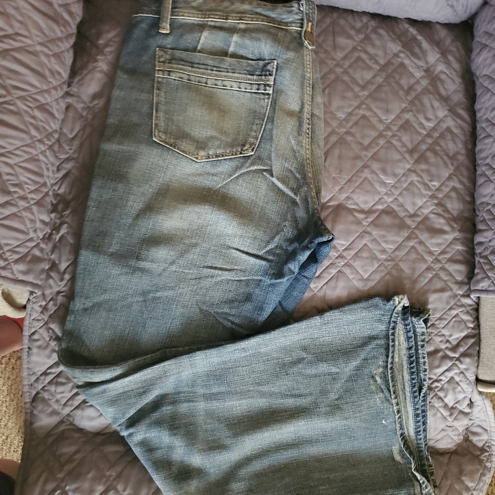 Gap flare jeans, size 16/33 light wash